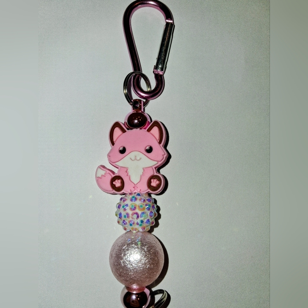 🩷 PINK FOX - BAG CLIP